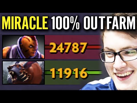 MIRACLE Anti Mage 100% OUTFARM Hot Pick Ursa!!? x2 Networth Max Speed Farm Dota 2 Pro Gameplay