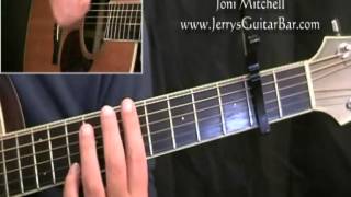 How To Play Joni Mitchell Big Yellow Taxi (full lesson)