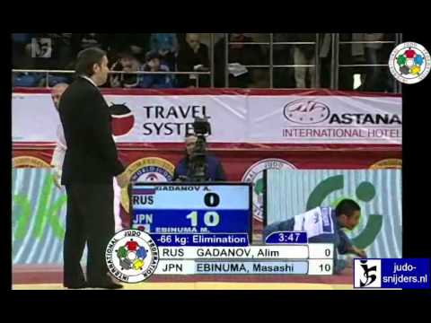 Alim Gadanov (RUS) - Masashi Ebinuma (JPN) [-66kg]