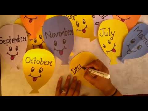 Month of Year's Arts for kids