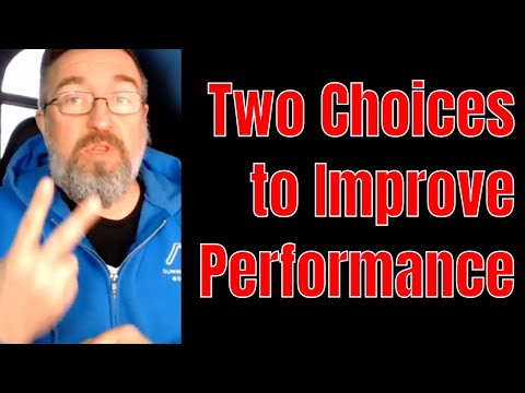 You Only Have Two Choices To Improve SQL Server Performance