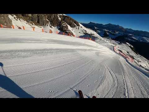 Dolomiti superski 2022: Vallon - Boè - Corvara senza soste, il mattino ha l'oro in bocca!