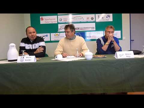 Pressekonferenz FSV Union Fürstenwalde - 1. FC Neubrandenburg 0:0, 29.09.2013
