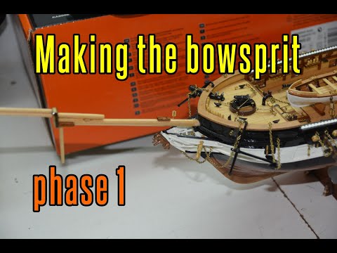HMS Beagle - part 34 Making The Bowsprit (phase 1)