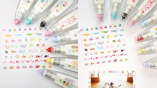 Cartoon Decorative Tape Pen Review 2020 | Cute and Kawaii