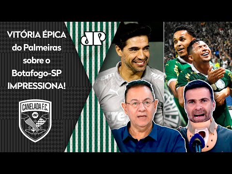 "É INACREDITÁVEL o que o Palmeiras FAZ! Esse time NÃO TEM PALHAÇADA de..." 2x1 no Botafogo-SP CHOCA!