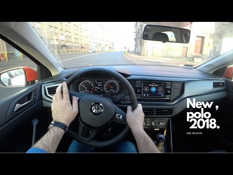 2018 New VW Polo 1.0 75 HP 4K | POV Test Drive #048 Joe Black