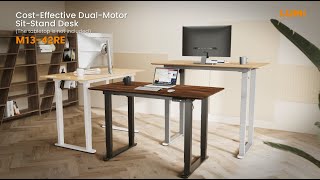 Cost-Effective Dual-Motor Sit-Stand Desk | M13-42RE | LUMI