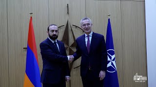 Meeting of the Foreign Minister of Armenia with the NATO Secretary General
