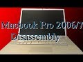 Macbook Pro 2006 7 8 Disassembly Replacing Hard Drive