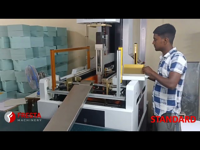 Making Inskam Rigid Semi automatic rigid box making machines - Sweet Box Making Machine ...
