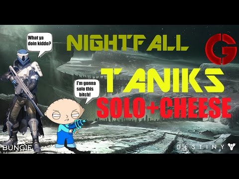 Destiny - Nightfall Taniks Shadow Thief Solo + Cheese Guide NEW!