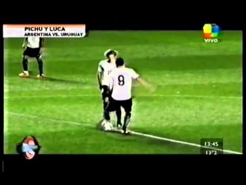 Padre uruguayo, hijo argentino Pichu y Luca Sin Codificar 2011 Argentina vs Uruguay