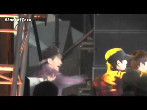 130510 EXO 8 엑소 History Baekhyun Tao Luhan @ Dream Concert Rehearsal 드림콘서트 리허설 Backstage 무대 뒤에서