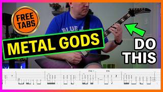 Judas Priest - Metal Gods (Full Rhythm Playthrough With Tabs) | Guitar Lesson
