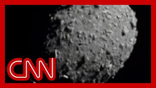 See the moment NASA’s DART spacecraft collides with asteroid