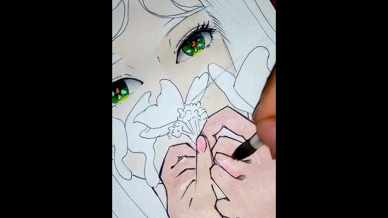 Drawing Anime Character #pinterest #anime #drawing #youtubeshorts #easy #arts #pencilart #how #speed