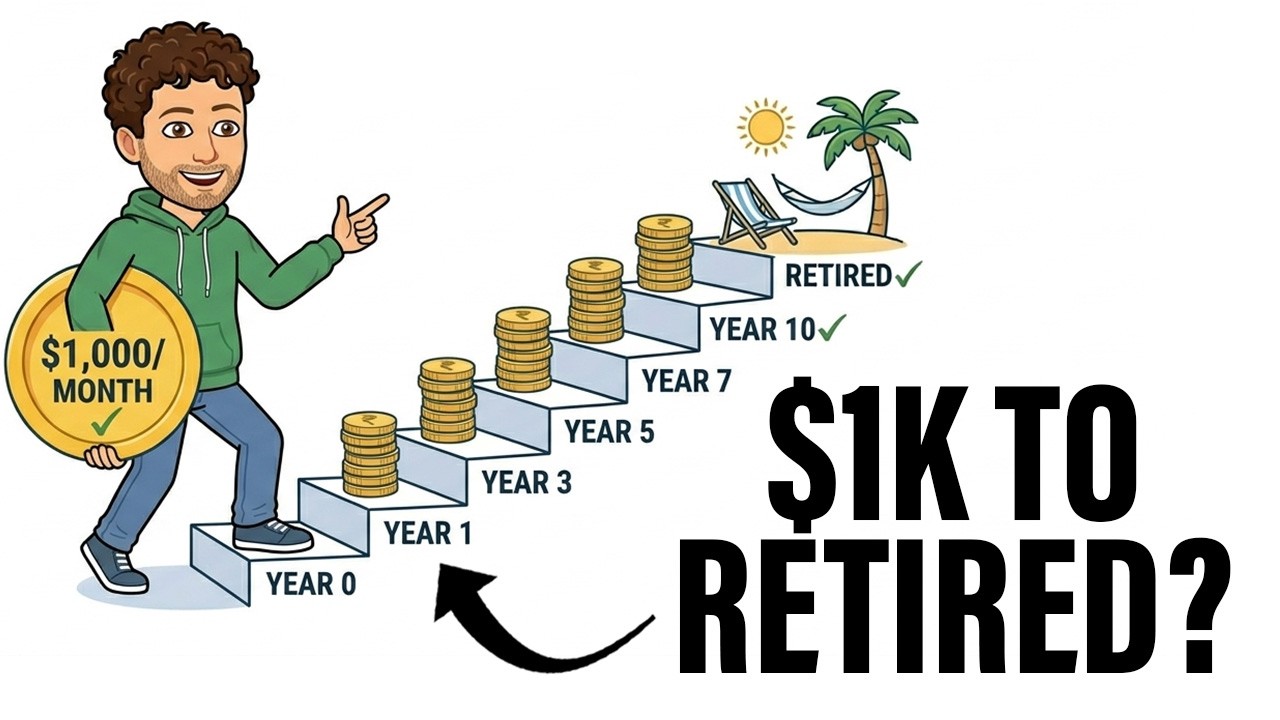 Can You Really Retire in 10 Years by Investing $1,000 a Month?
