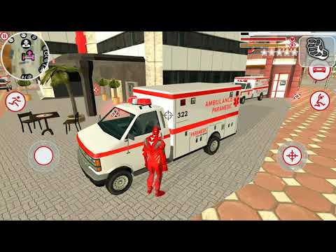 Iron Rope Hero Vegas Crime Simulator #1 - New Update - Android Gameplay