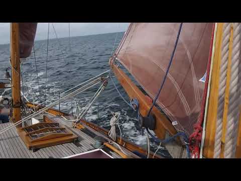 Colin Archer ”Helga” sailing in finnish gulf