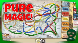 Ticket to Ride 1910 - The Greatest Final Turn Ever?