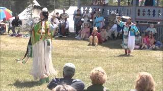 preview picture of video 'Fort Bridger Rendezvous 2012 Indian Dancers Part 2'