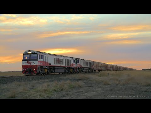 SCT 5AM9 Freight Train With CRRC Ziyang Diesel Locomotives (7/3/2019) - PoathTV Australian Railways