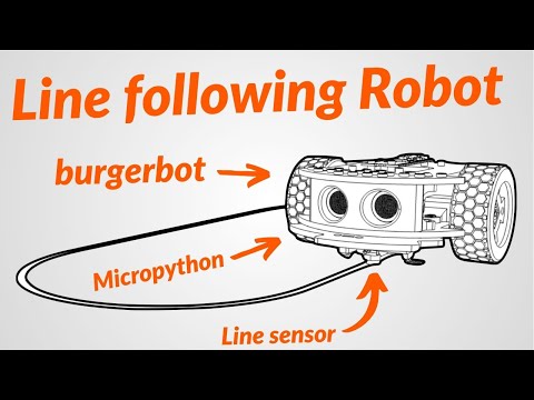 YouTube Thumbnail for Build a Line following robot with MicroPython