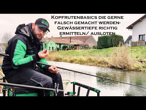 Pole rod basics that are often done incorrectly - correctly determining/sounding the water depth