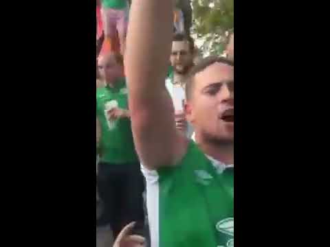 Irish Fans Singing james mclean song