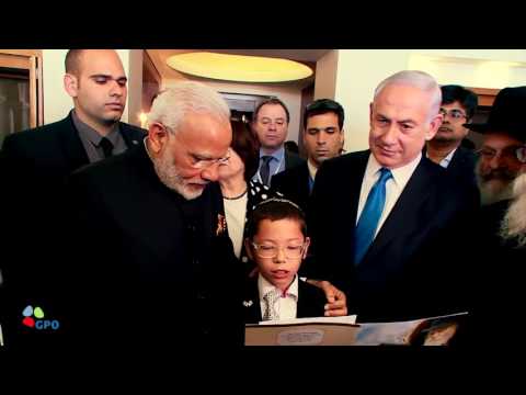 Modi visits victim of 2008 terror attack on Mumbai’s Chabad House