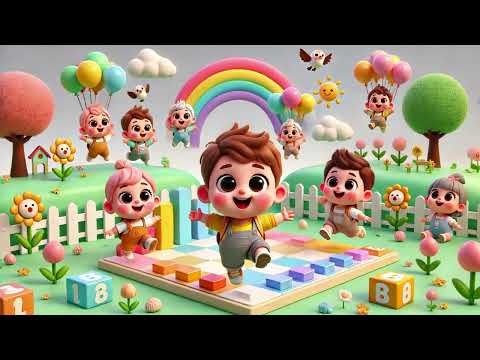 🎢 Up High Down Low Adventure – Jump, Stretch & Move with Fun Actions for Kids! 🙌⬇️✨