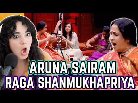 Aruna Sairam – Raga Shanmukhapriya (Carnatic Music of India) | Opera Singer Reacts First Time!