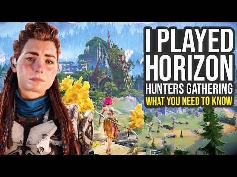 Big New Horizon Game Finally Revealed By Guerrilla Games... (Horizon Hunters Gathering Gameplay)