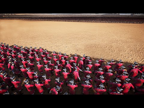 1 Million Roman Generals Vs 250,000 Redcoat | Ultimate Epic Battle Simulator 2 UEBS
