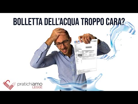 Bolletta dell' acqua troppo cara? Perdita occulta ? Ecco cosa fare ! PRATICHIAMO LEGGE