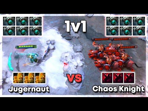 Level 30 Juggernaut vs Level 30 Chaos Knight - Who will win?