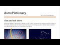 Rise and Set Stars