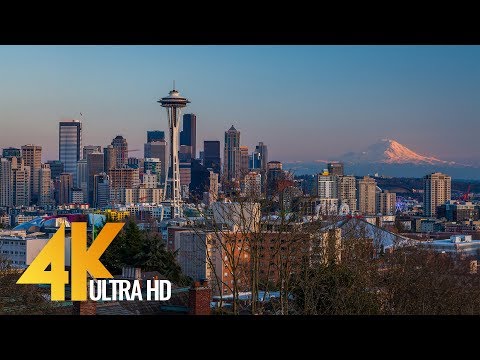 Seattle - The Emerald City - 4K Documentary Film with City Views & Relaxaing Music - Part 1