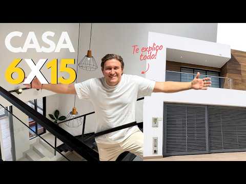 CASA PEQUEÑA DE BARRIO 6X15 La magia de la arquitectura en espacios pequeños