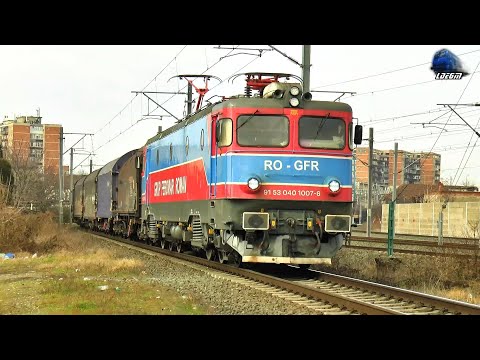LE5100KW 40-1007-6 & Marfar Grup Feroviar Român Freight Train in Arad - 03 February 2021
