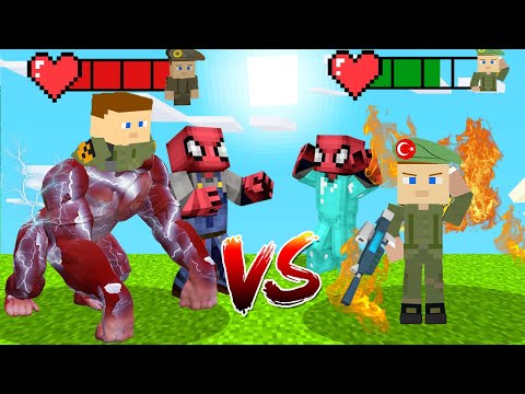FAKİR ASKER VS MİLYONER ASKER!👼 - Minecraft