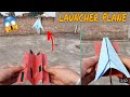 HOW TO MAKE PLANE WITH LAUNCHER LAUNCHER PLANE WITH PAPER PAPER