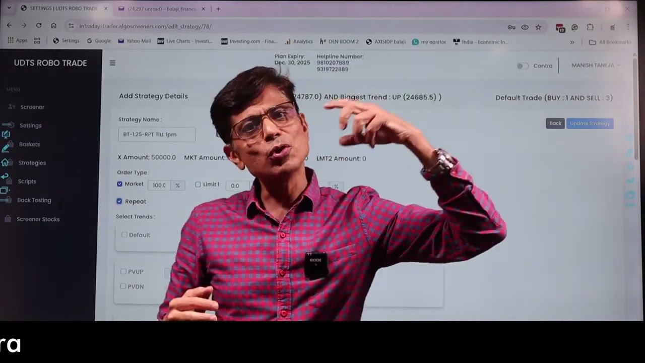 Part-10 ll Backtest Your Strategy Before You Regret It! Try UDTS Robo NOW ll BACKTESTING