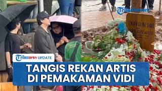 Hadiri Pemakaman Vidi Aldiano, Bunga Citra Lestari hingga Vincent Tangisi Kepergian Sahabatnya