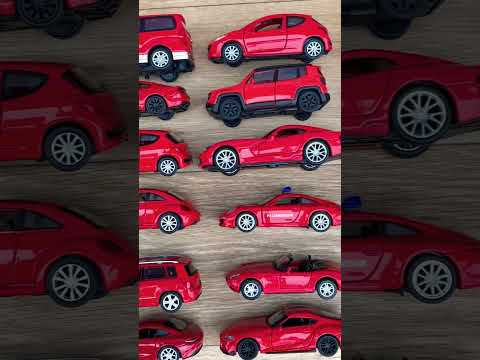 Red Diecast Cars – Welly, Kinsmart, Maisto & Jada Showcase 🚗❤️