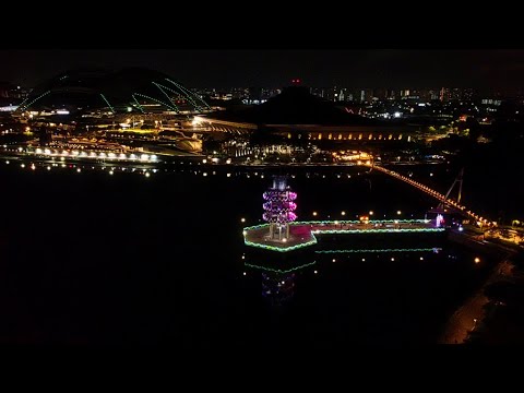Drone Recon: Hari Raya Light-Up @ Tanjong Rhu Lookout Tower