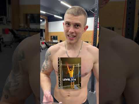 Level 1-4 MUSCLE UP Challenge🫡 #foryou #challenge #calisthenics #muscleup