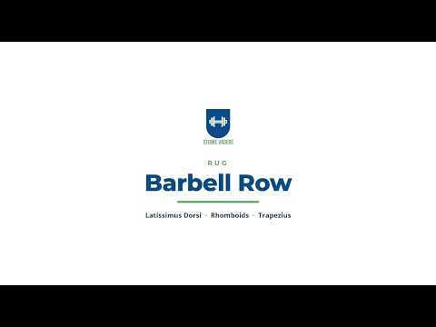 Barbell Row video uitvoering