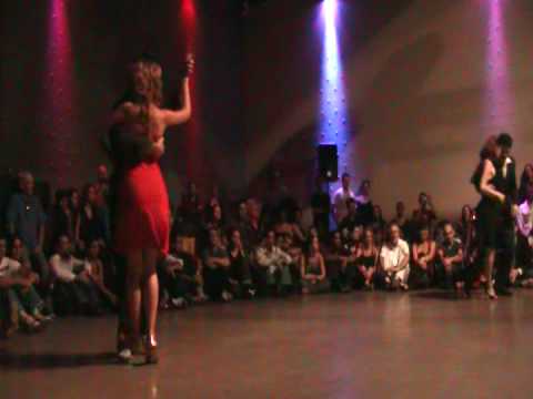  Pablo Rodriguez,    Federico Naveira,    and  Inés Muzzopappa  are  dancing  to  the  tango  "  El Flete  "